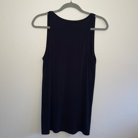 Vince Hi Low Black Scoop Neck Tank Top  Size L - Picture 9 of 15